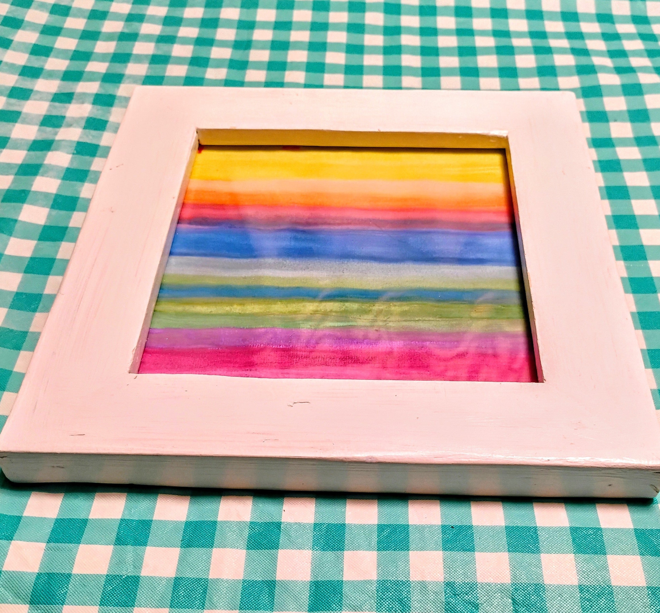 White Crest Wooden Frame 10 1/2x11"