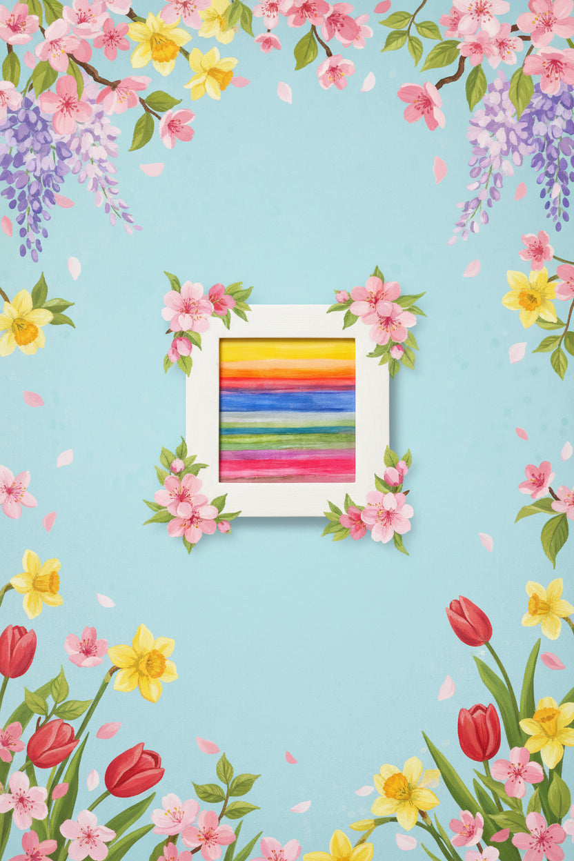 White Crest Wooden Frame 10 1/2x11"