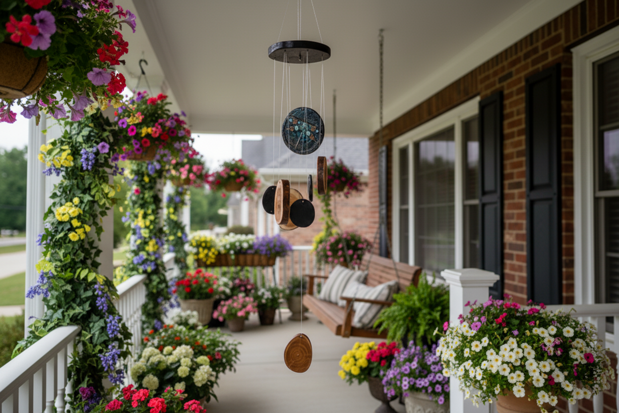 Copper Dragonfly Windchime